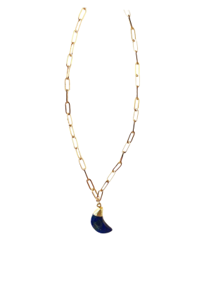 Collar luna azul