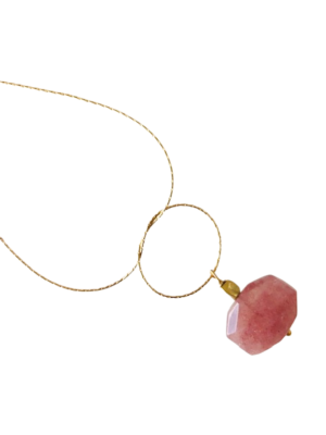 Collar nudo y aventurina