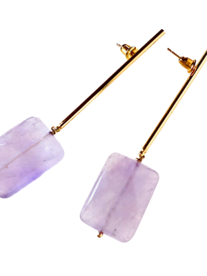 Pendientes amatista