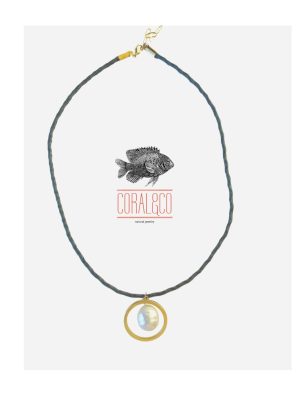 Collar aro con perla